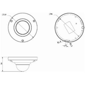 IP видеокамера IPC-HDB3200CP (Dahua) shema