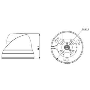 IP видеокамера IPC-HDW4300CP (Dahua) shema